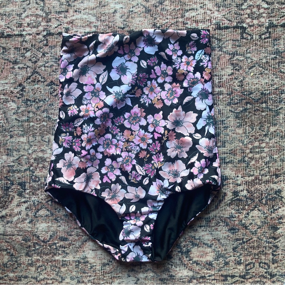 June Loop Reversible High Waist Swim Bottoms